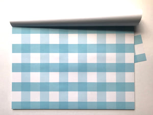 Blue Squares Paper Placemats